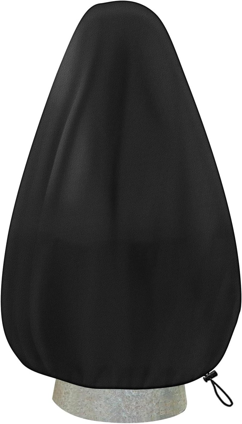 CATOTEL Fountain Cover,Snowproof Outdoor Garden Bird Bath Cover with Drawstring 420D Oxford Protective Waterproof Winter Fountain Covers 36 x 42Inch - Image 1